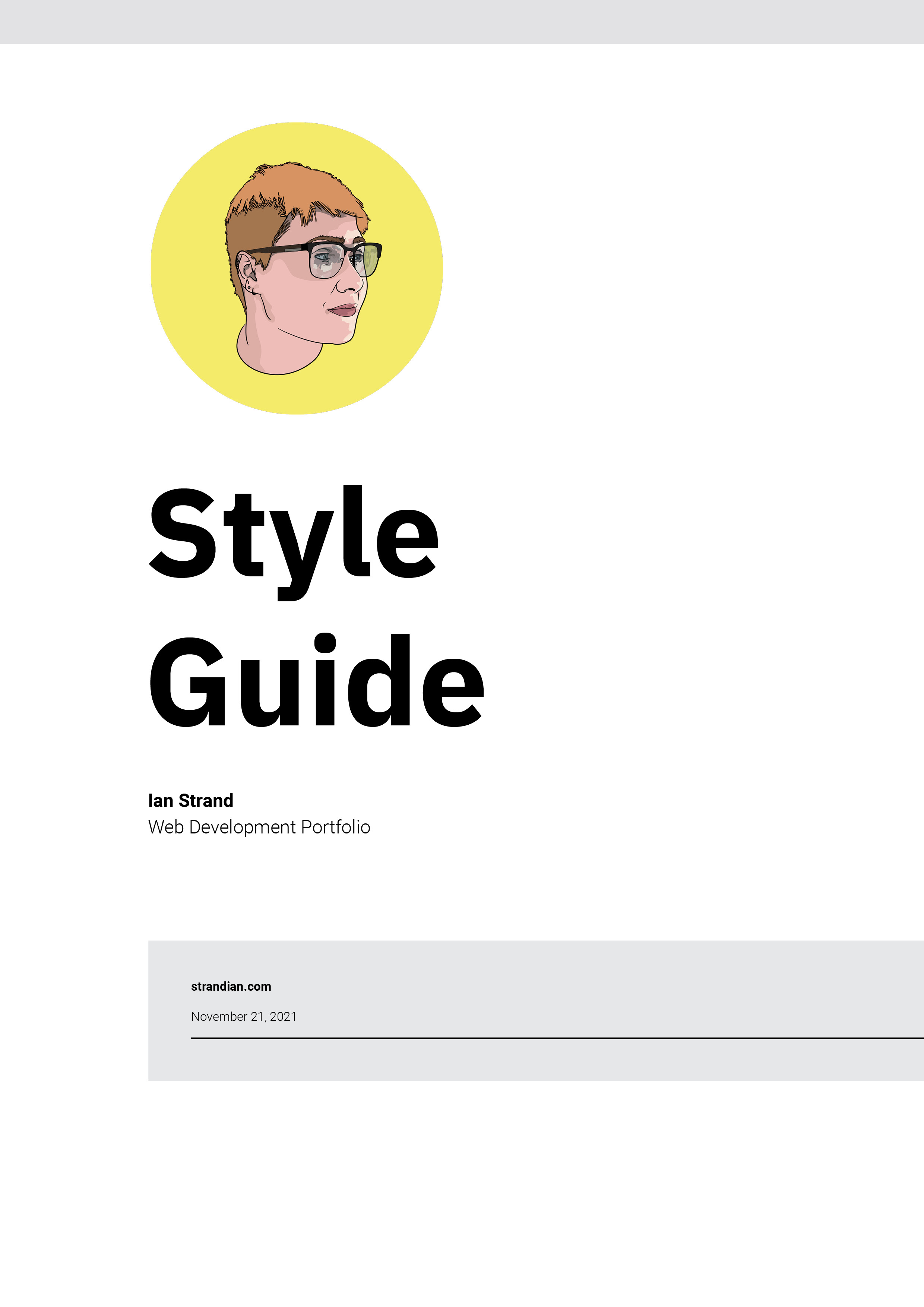 Ian Strand Style Guide